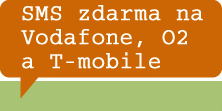 SMS zdarma na O2, Vodafone, T-mobile